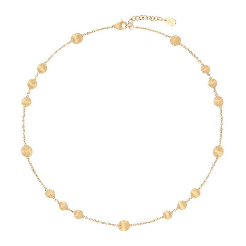 Silver Pendant Necklaces For Elegant Look-Marco Bicego 18K Yellow Gold Africa Bead Necklace