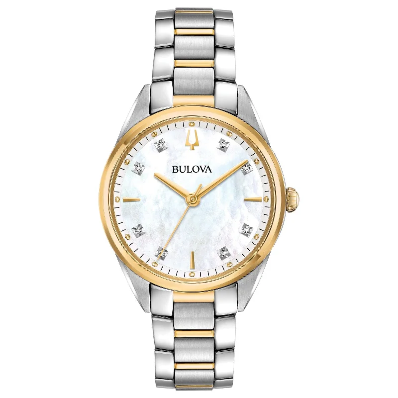 Watches With Crystals-Ladies Bulova Classic Watch