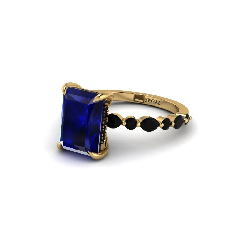 Personalized Cocktail Rings For Fashionistas-Radiant-Cut Sapphire Eternal Radiance Engagement Ring - Skye No. 43