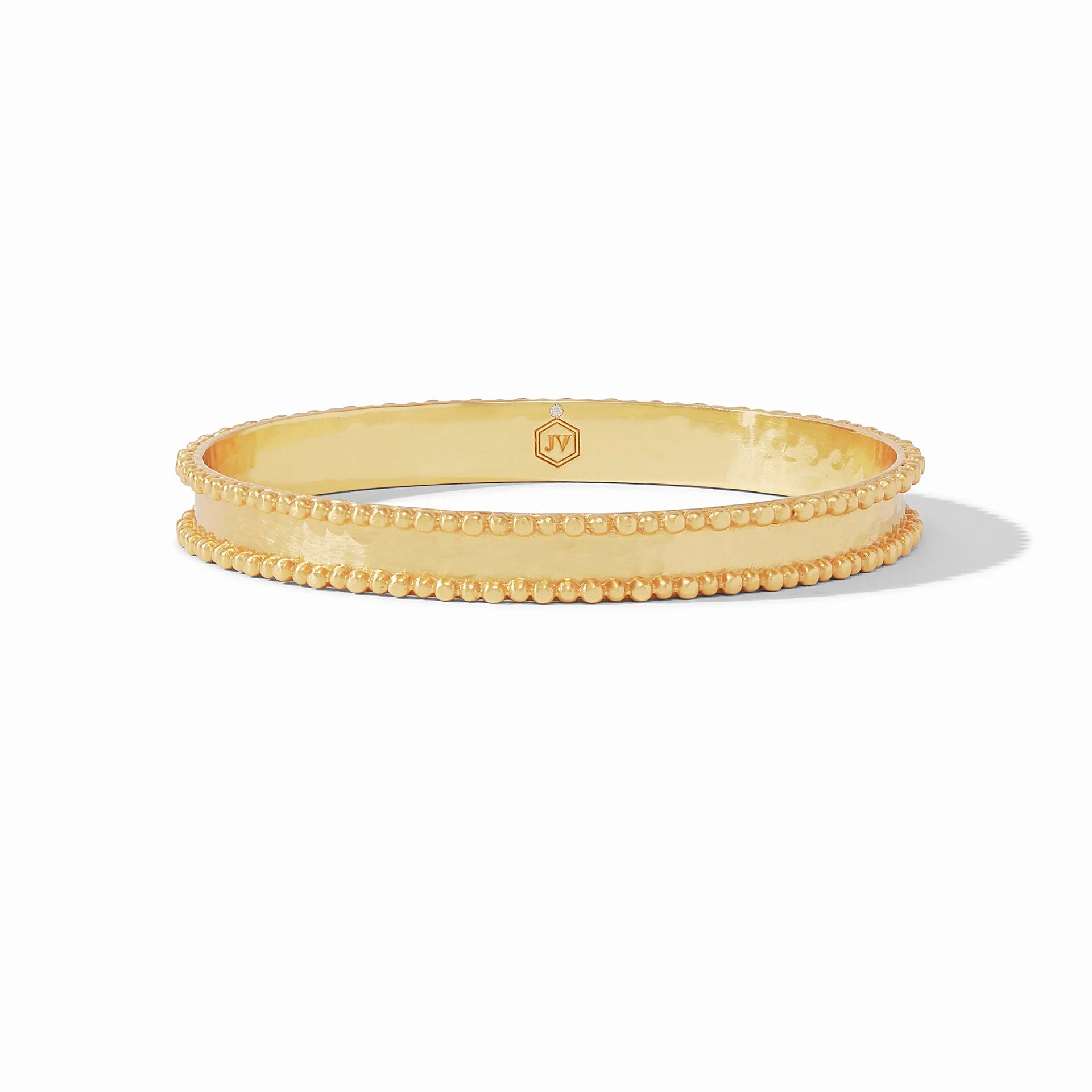 Bangles With Artistic Features-Julie Vos Marbella Bangle Bracelet Medium