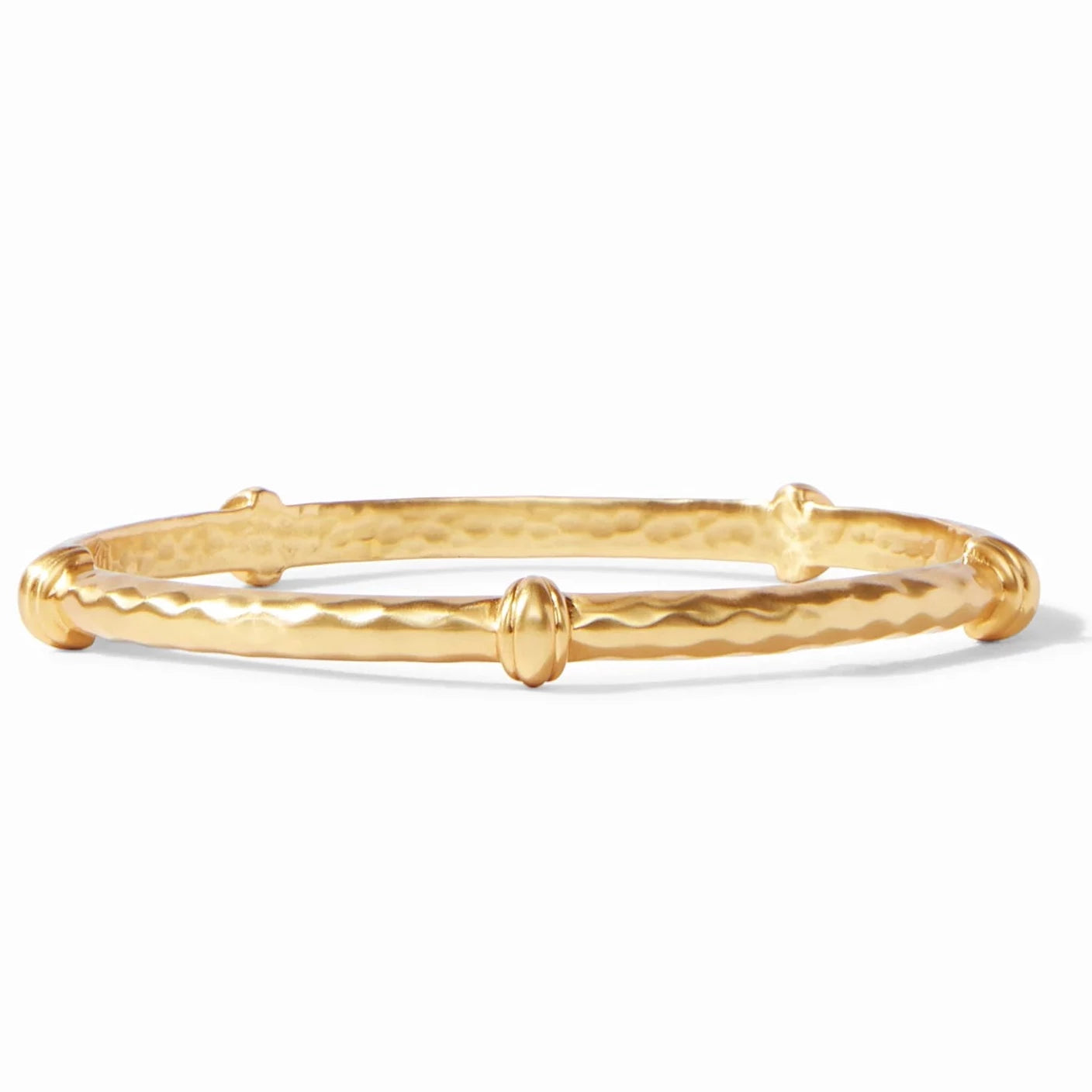 Bangles With Inspirational Quotes-Julie Vos 24K Gold Plated Savannah Bangle Bracelet, Small