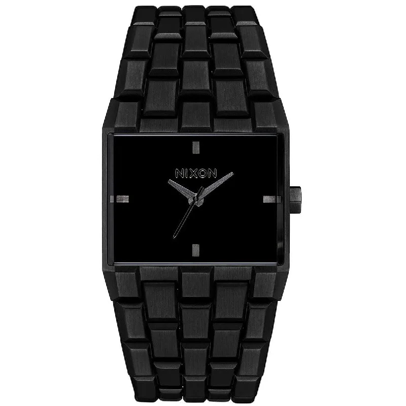 Watches For Cultural Celebrations-Nixon Women's Quartz Watch - Ticket Black IP Stainless Steel Bracelet | A1262001