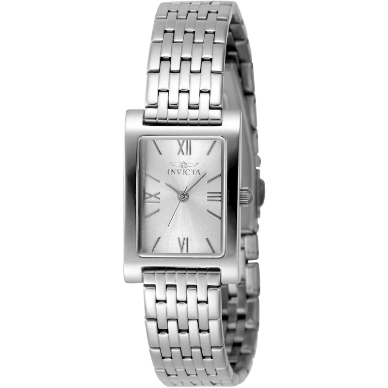 Watches For Party Fashion-Invicta Women's Watch - Angel Quartz Silver Tone Dial Stainless Steel Bracelet | 48146