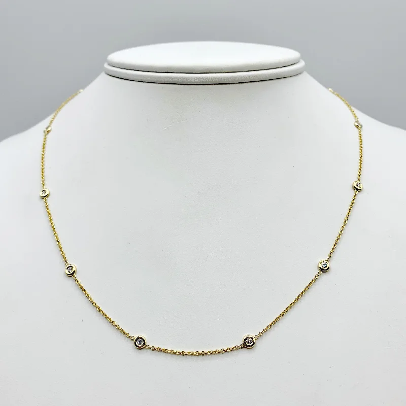 Beautiful Long Pendant Necklaces For Fashionistas-Delicate Diamonds by the Yard