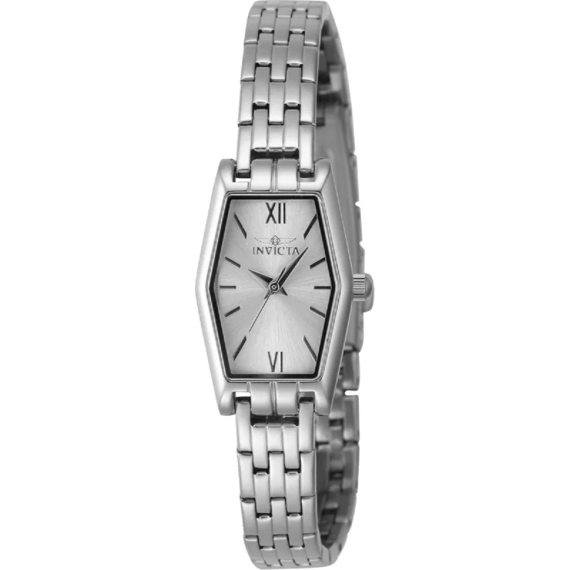 Watches For Elegant Statement-Invicta Women's Watch - Angel Quartz Silver Tone Dial Stainless Steel Bracelet | 48122