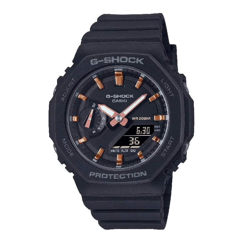 Watches For Style Inspiration-Casio Women's Watch - G-Shock Black Analog-Digital Dial Resin Strap | GMAS2100-1A