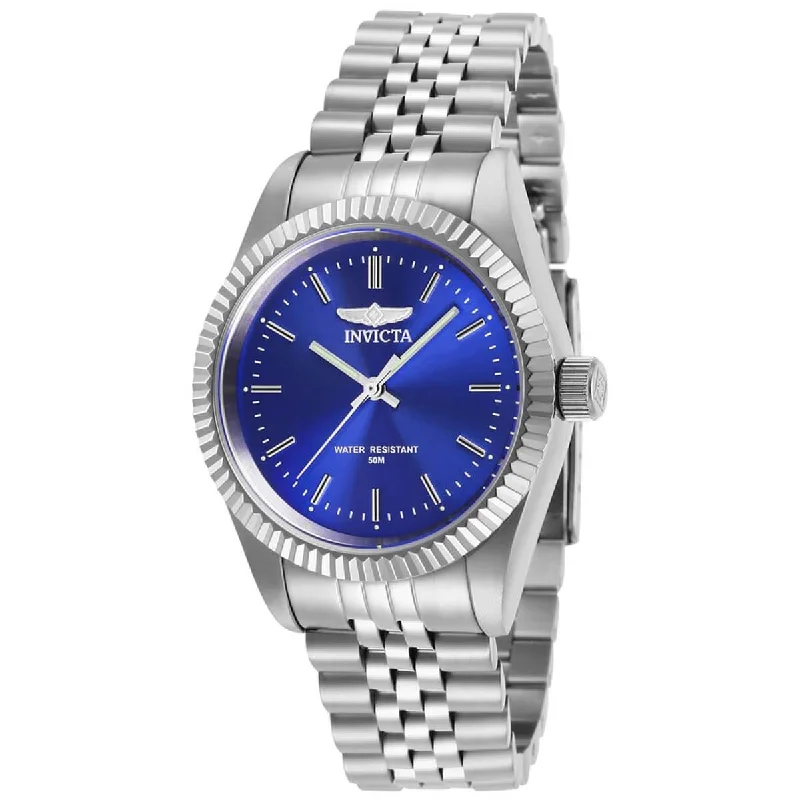 Watches For Festive Outfits-Invicta Women's Quartz Watch - Specialty Blue Dial Stainless Steel Bracelet | 29398