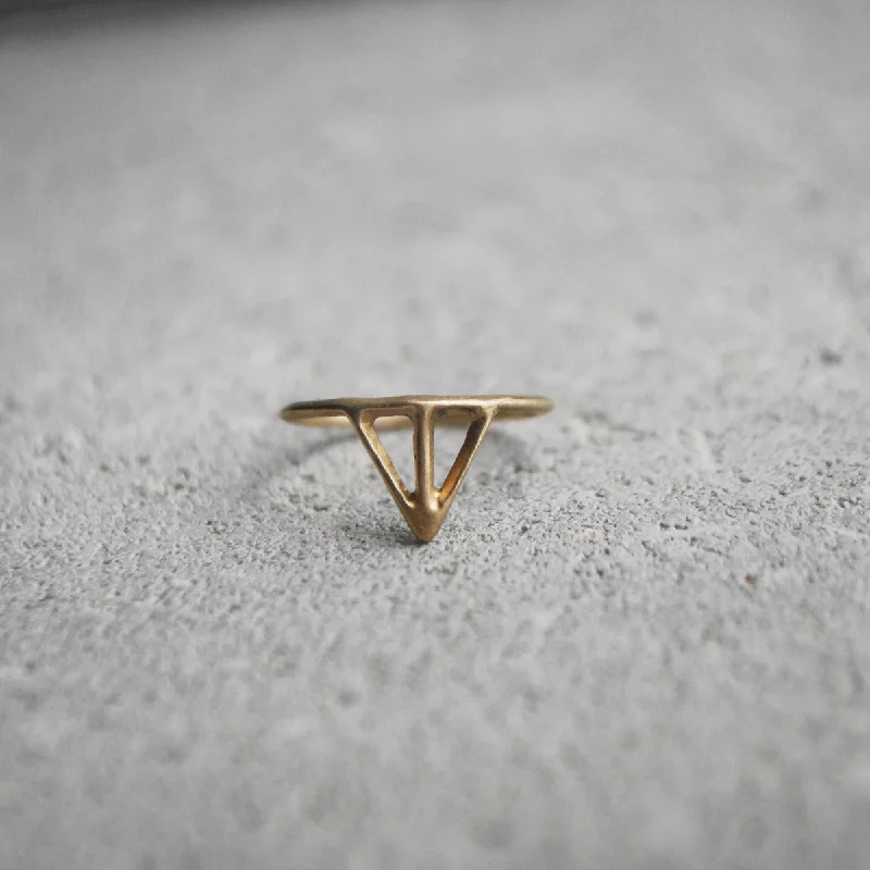 Personalized Promise Rings For Couples-Taika Ring Bronze