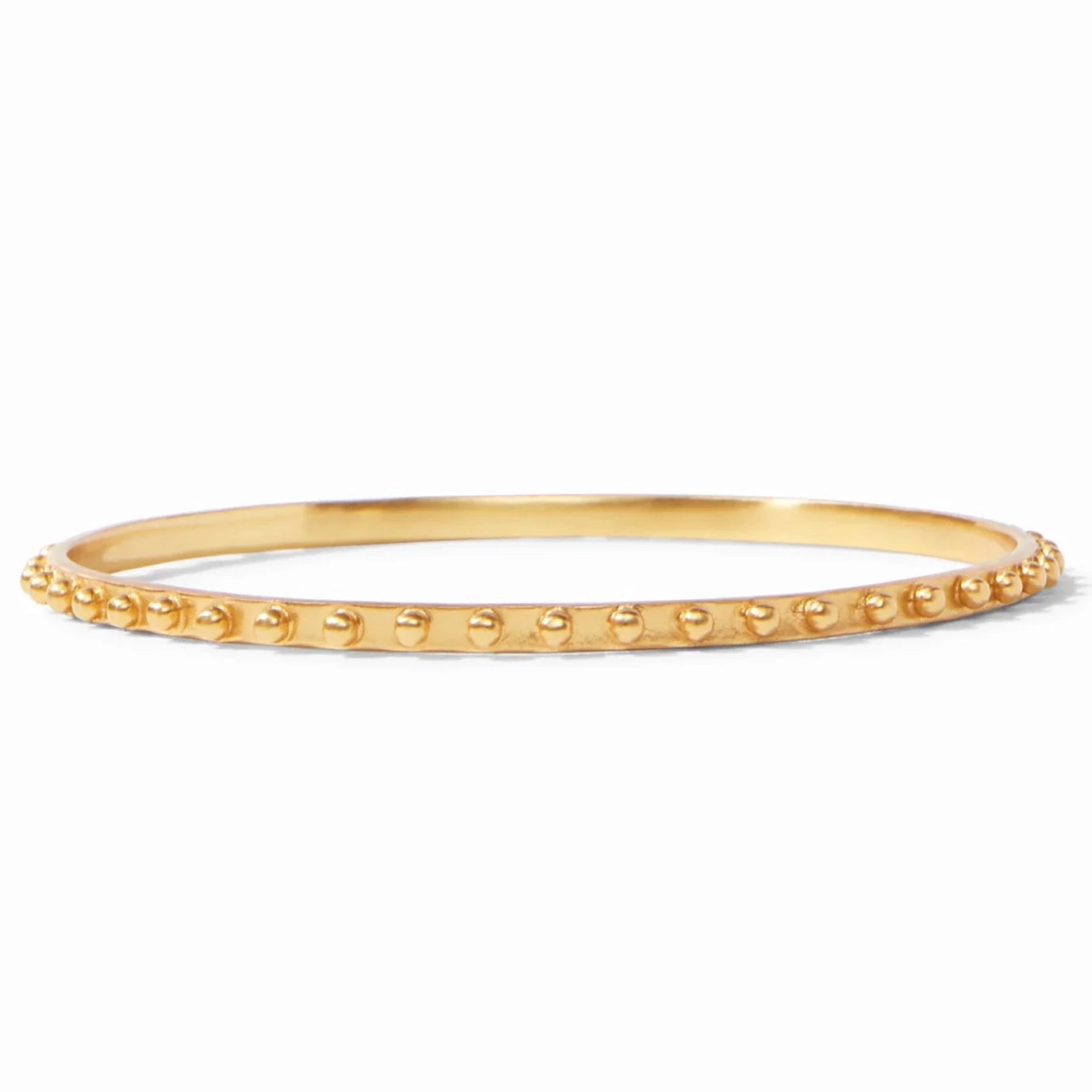 Bangles With Birthstone Gems-Julie Vos 24K Gold Plated SoHo Bangle Bracelet, Medium