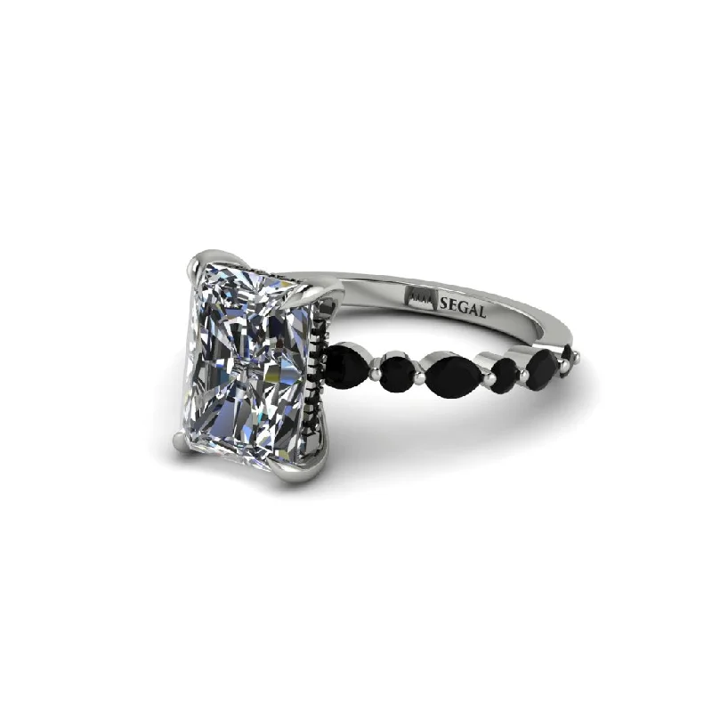 Stunning Birthstone Rings For Weddings-Radiant-Cut Diamond Eternal Radiance Engagement Ring - Skye No. 33