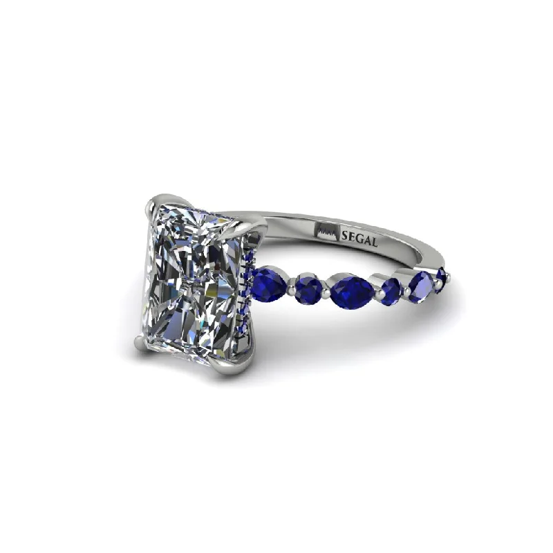 Customizable Birthstone Rings For Gifts-Radiant-Cut Diamond Eternal Radiance Engagement Ring - Skye No. 63