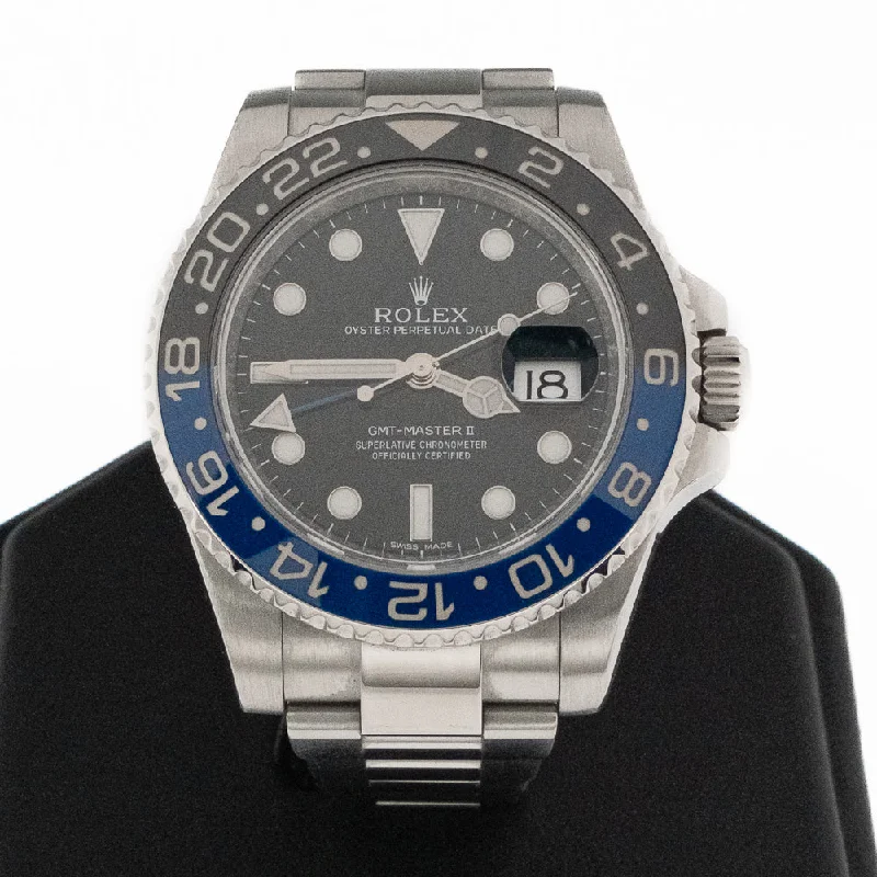 Watches For Jewelry Collectors-Rolex GMT Master II Batman Oystersteel 40mm - Model: 116710BLNR