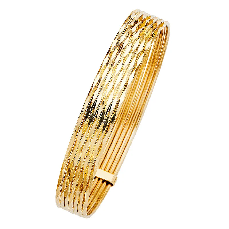 Bangles For Bridal Accessories-14K SEMANARIO 7DAYS BANGLE