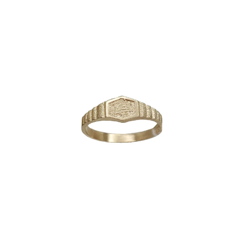 Custom Promise Rings For Personalized Style-Baby-Sized/ Pinky Ring (14K)